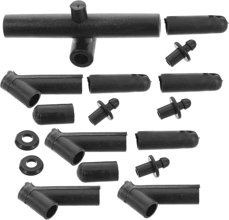 ORFOFE Kite Accessories Kit 9Pcs Plastic Rod Connectors for DIY Kite Assembly and Repair Replacement Parts for Beach and Park Flying - Image 1